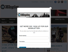 Tablet Screenshot of 303cycling.com